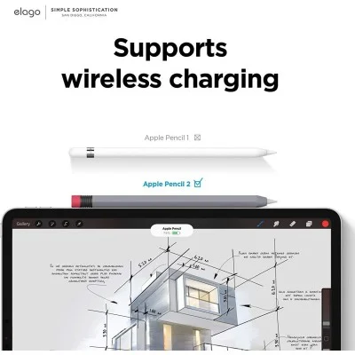 Elago Apple Pencil 2Nd Gen Classic Case Dark Gray